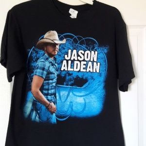 Anvil Tops - Jason Aldean 2011 concert T-shirt Med Anvil Tops - Jason Aldean 2011 concert T-shirt Med